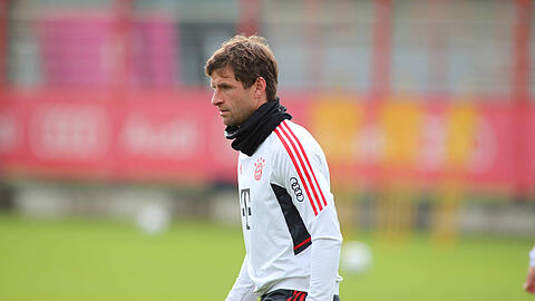 Thomas Müller trainierte am Freitag wieder an  der Säbener Straße. (Archivbild)