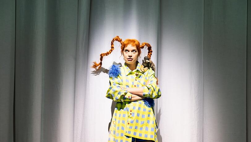 Liliane Amuat spielt „Pippi Langstrumpf“ im Residenztheater
