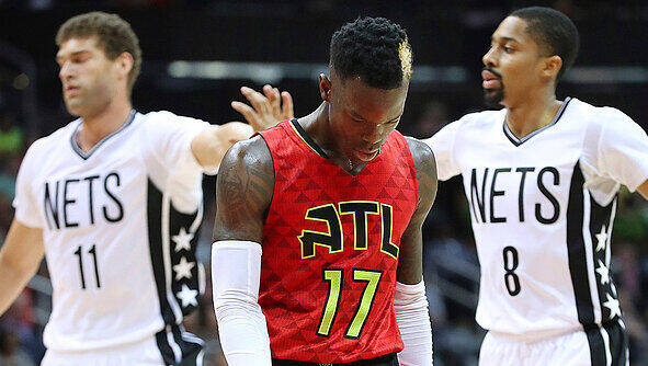 Dennis Schröder und seine Atlanta Hawks verlieren zum siebten Mal in Serie. Dennis Schröder und seine Atlanta Hawks verlieren zum siebten Mal in Serie.