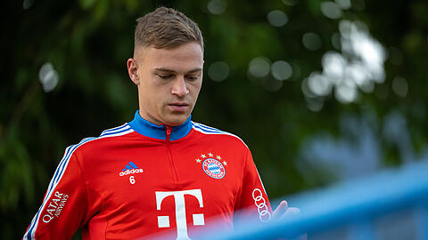 Joshua Kimmich im Aspira-Sportpark in Doha.