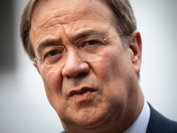 NRW-Ministerpräsident Armin Laschet während seines Besuchs in Schleswig-Holstein.