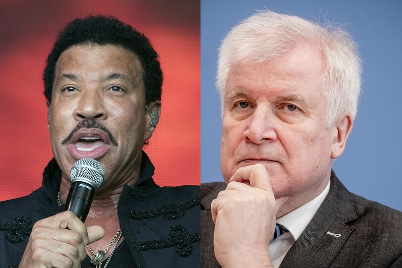 Lionel Richie und Horst Seehofer (1949)