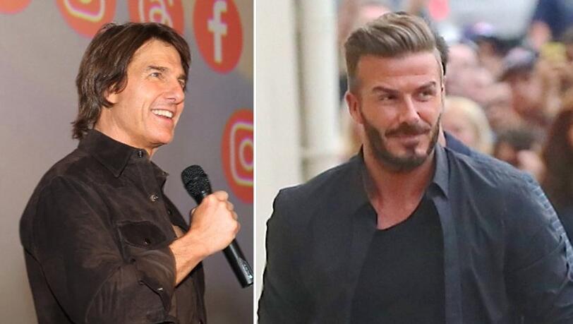 Tom Cruise und David Beckham verfolgten gestern das CL-Finale in München.