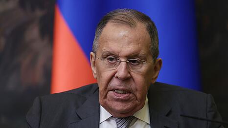 Russlands Au&szlig;enminister Lawrow ist f&uuml;r harte Worte bekannt. (Archivbild)