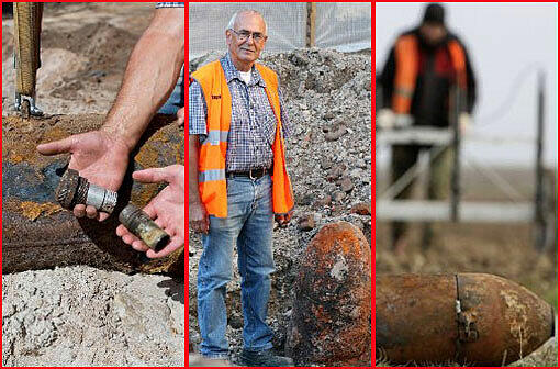 2500 Bomben werden noch im Stadtgebiet vermutet. Die AZ gibt Ihnen hier eine Übersicht der letzten Funde.
