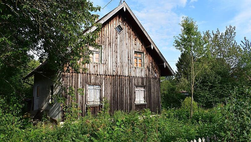 Holzhaus der historischen Gartensiedlung Eggarten. Holzhaus der historischen Gartensiedlung Eggarten.