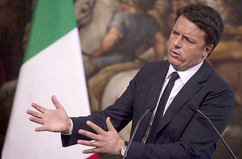 Kämpft für die "Mutter aller Reformen": Italiens Ministerpräsident Matteo Renzi.