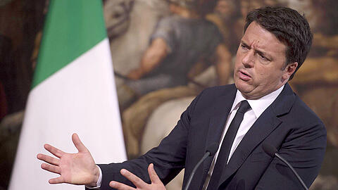 Kämpft für die "Mutter aller Reformen": Italiens Ministerpräsident Matteo Renzi.