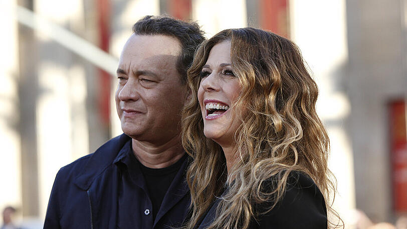 Tom Hanks und seine Ehefrau Rita Wilson während eines Termins in Los Angeles.