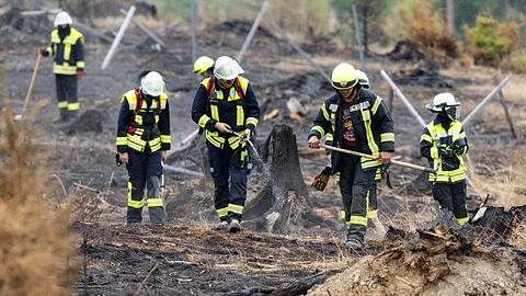 150 Einsatzkräfte sind derzeit in Thüringen noch im Einsatz.