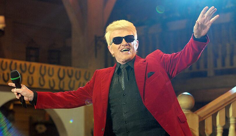 Nicht ohne seine Sonnenbrille: Heino
