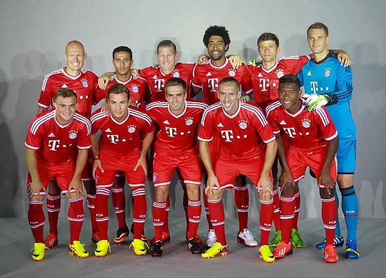 Das Champions-League-Team des FC Bayern.