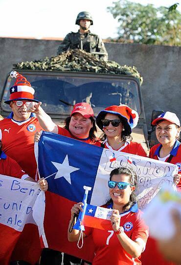 Die Fans der Fußball-WM 2014