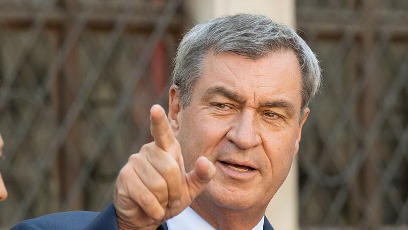 CSU-Chef Markus Söder beteuert, dass die CSU "auf keinen Fall" einen Kanzlersturz initiieren werde. (Archivbild) CSU-Chef Markus Söder beteuert, dass die CSU "auf keinen Fall" einen Kanzlersturz initiieren werde. (Archivbild)