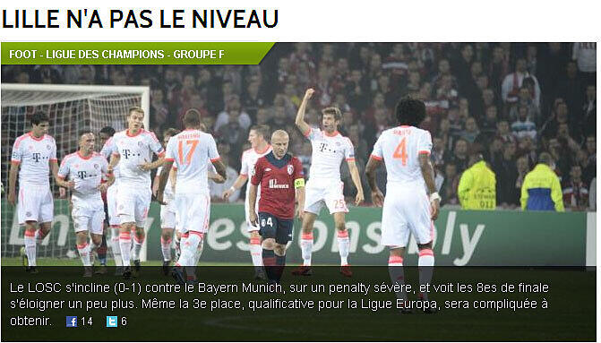 LEquipe analysiert: "Lille fehlt das Niveau"
