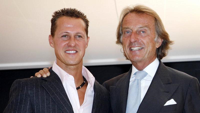 Luca di Montezemolo (r) und Michael Schumacher 2007 auf der IAA in Frankfurt/Main. Luca di Montezemolo (r) und Michael Schumacher 2007 auf der IAA in Frankfurt/Main.