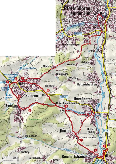 Die Tour-Route Die Tour-Route