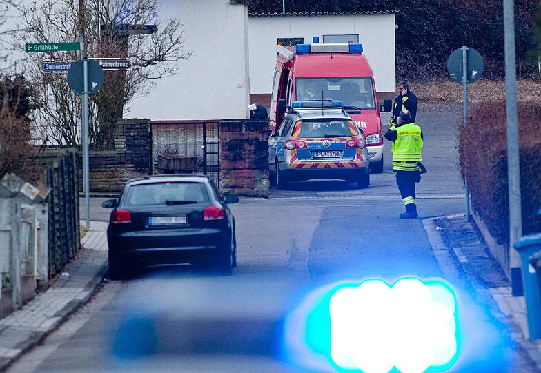 Die Polizei sperrte den Tatort ab.