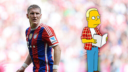 Bastian Schweinsteiger als Simpsons-Charakter - wäre das eine Möglichkeit? Bastian Schweinsteiger als Simpsons-Charakter - wäre das eine Möglichkeit?