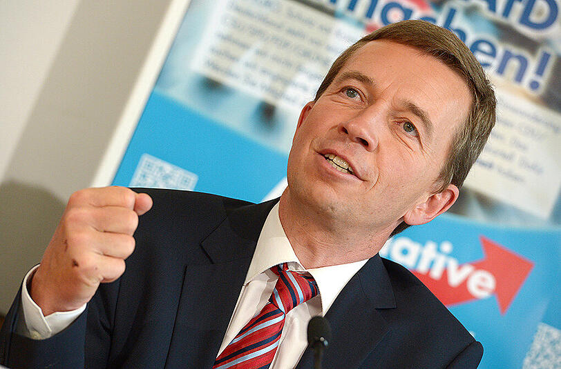 Steht und fällt die AfD mit ihm? - Partei-Co-Chef Bernd Lucke.