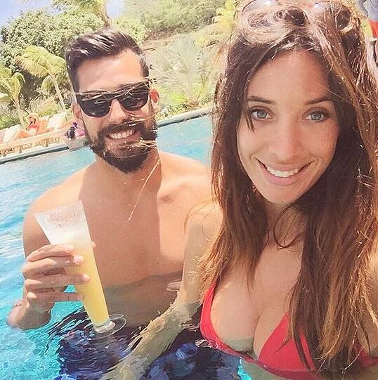 Atlético Madrid: Torwart Miguel Angel Moya und seine schöne Frau Patrizia Ruiz haben zwei gemeinsame Kinder.