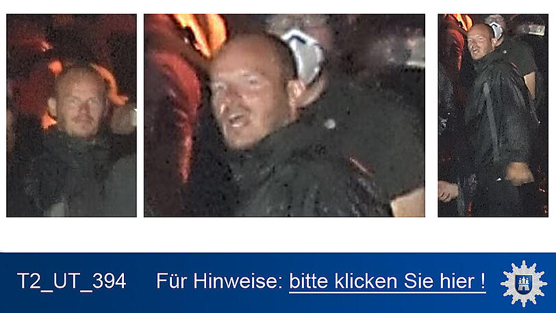 Nach diesen Personen wird öffentlich gefahndet. Die Polizei in Hamburg wird erreicht unter 040/4286-76543.