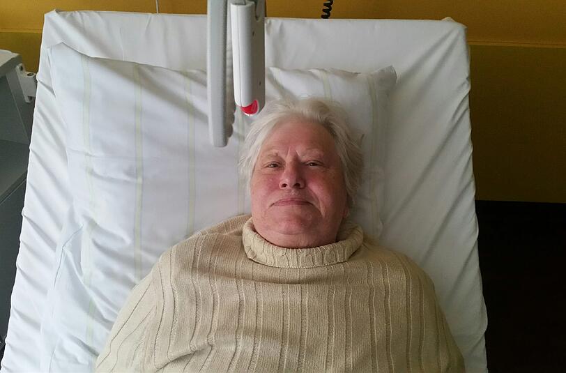 Rosi S. liegt vorsichtshalber im Krankenhaus.