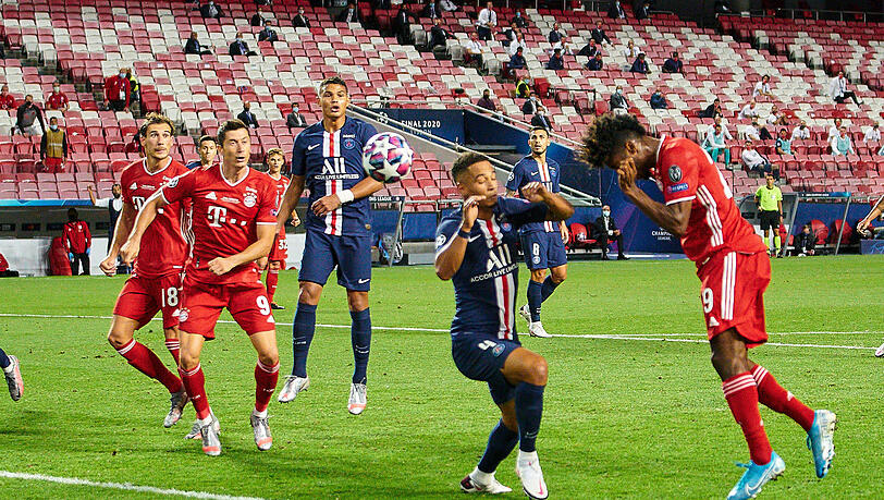 Siegtorschütze im Champions-League-Finale: Kingsley Coman. Siegtorschütze im Champions-League-Finale: Kingsley Coman.