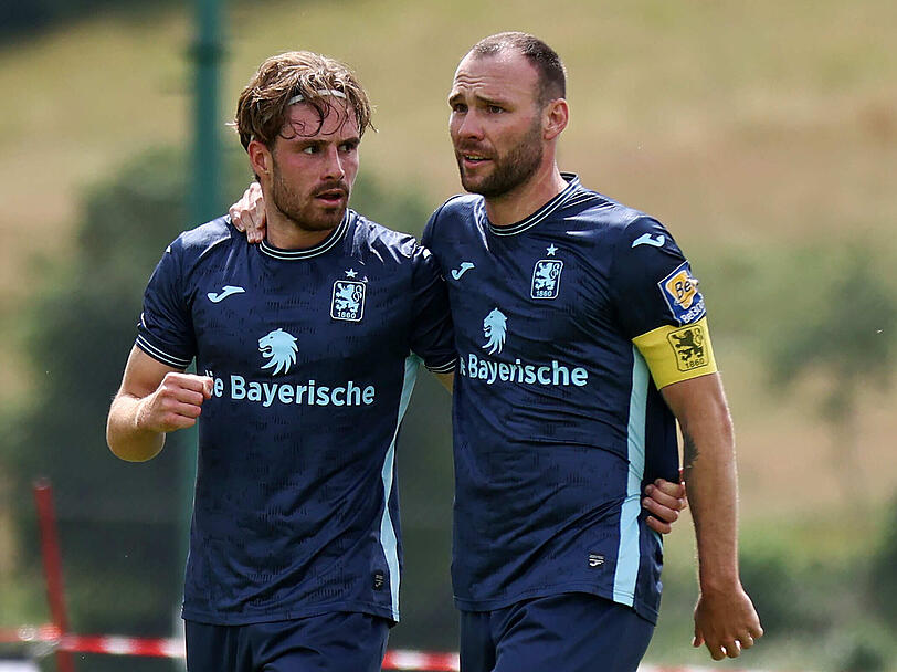 David Philipp (l.) und Patrick Hobsch gehören zu den Löwen, die derzeit wenig Chancen auf einen Platz in der Stammelf haben.