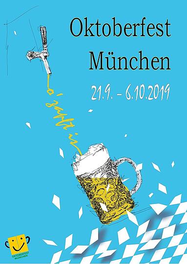 Welches Motiv wird zum Wiesnplakat 2019? 52 Motive stehen insgesamt online zur Auswahl.