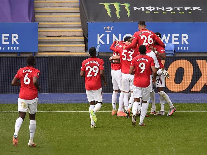 Manchester United hat dank des Sieges bei Leicester City die Champions-League-Teilnahme sicher.
