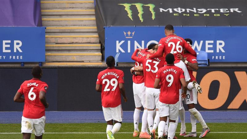Manchester United hat dank des Sieges bei Leicester City die Champions-League-Teilnahme sicher. Manchester United hat dank des Sieges bei Leicester City die Champions-League-Teilnahme sicher.