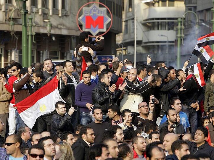 Massendemonstration in Kairo. Drei Menschen starben.