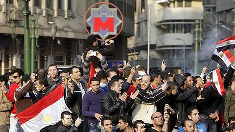 Massendemonstration in Kairo. Drei Menschen starben.