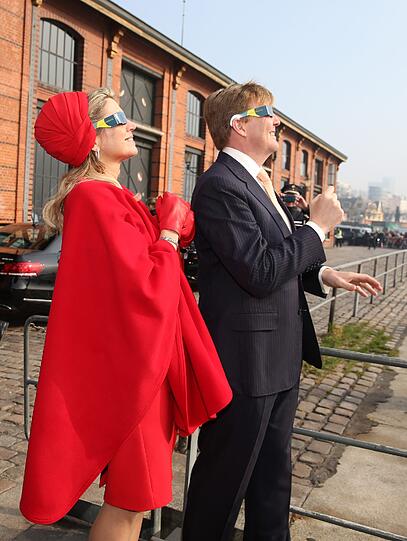 Königin Máxima und König Willem-Alexander der Niederlande bei ihrem Besuch in Hamburg