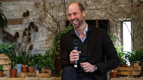 Prinz William im Gespräch zum Thema mentale Gesundheit in der Landwirtschaft.