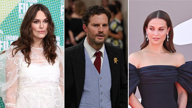 Werden in "The Worst" ihre schlimmste Seite zeigen: Keira Knightley (l.), Jamie Dornan und Alicia Vikander.