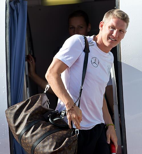 Endlich wieder in München: Bastian Schweinsteiger!