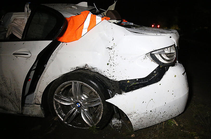 Schwerer Aquaplaning-Unfall im Landkreis Ansbach