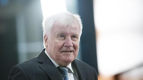 Horst Seehofer Mitte der Woche vor Beginn einer Sitzung des Bundeskabinetts im Kanzleramt.