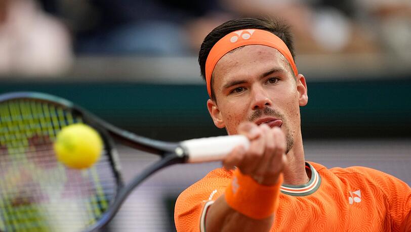 Daniel Altmaier ist bei den French Open an Stefanos Tsitsipas gescheitert.