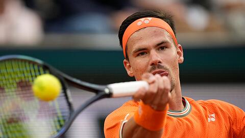 Daniel Altmaier ist bei den French Open an Stefanos Tsitsipas gescheitert.