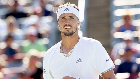 Alexander Zverev hatte in seinem Auftaktspiel in Cincinnati viel M&uuml;he. (Archivbild)