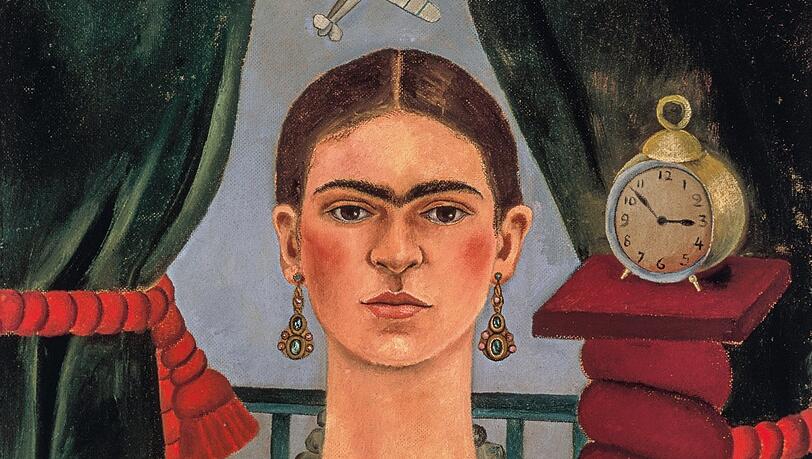 Ein Selbstbildnis von Frida Kahlo. Ein Selbstbildnis von Frida Kahlo.