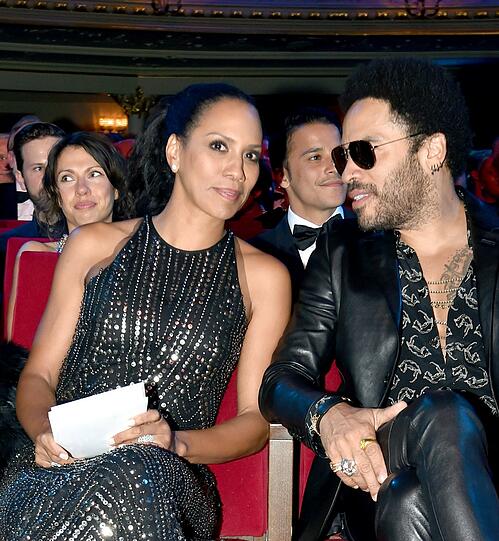 Barbara Becker und Lenny Kravitz