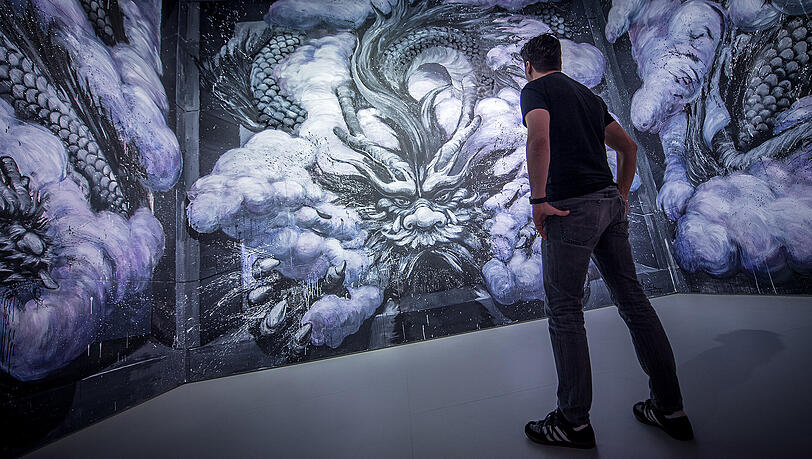 Die Ausstellung "Magic City". Die Ausstellung "Magic City".