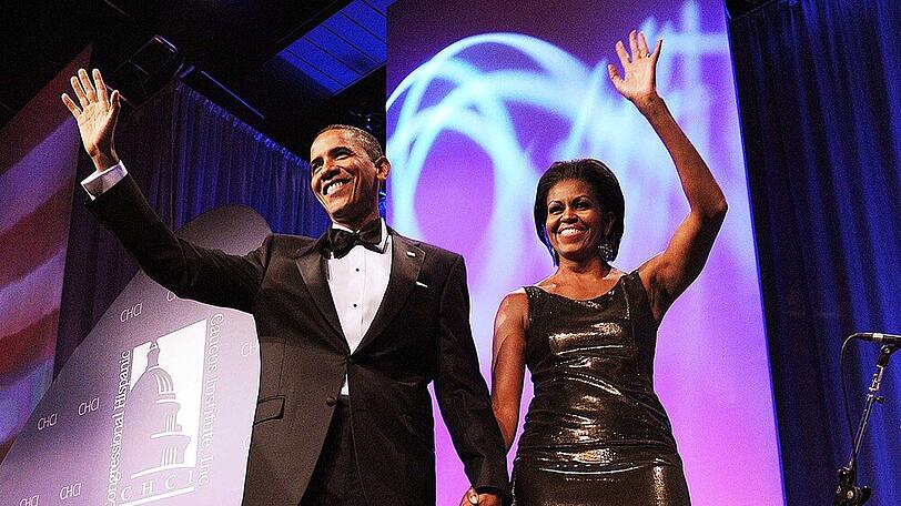 Barack und Michelle Obama bei einer Veranstaltung