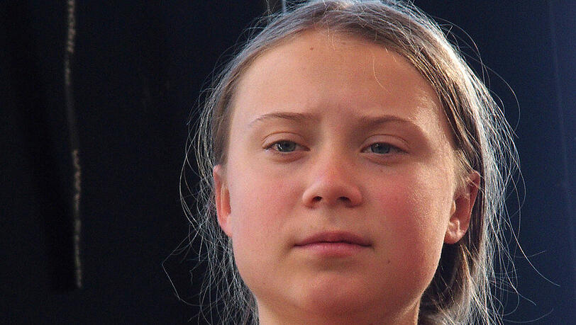 Greta Thunberg bei einer Demonstration in New York Greta Thunberg bei einer Demonstration in New York
