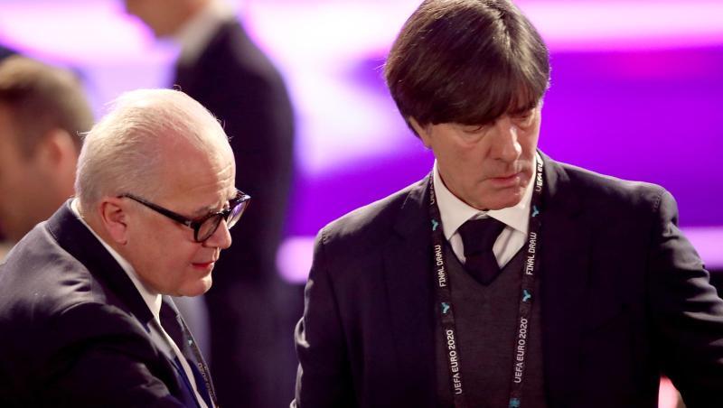 Hatten Gesprächsbedarf: DFB-Präsident Fritz Keller (l) und Bundestrainer Joachim Löw.