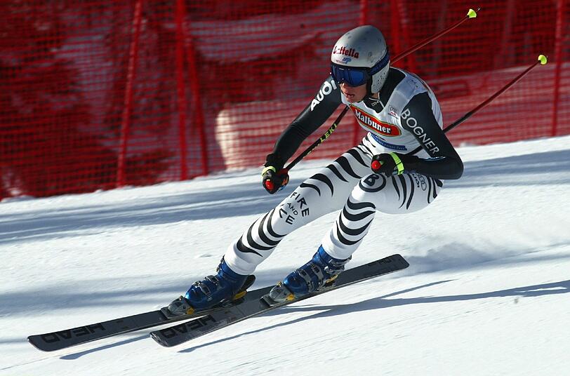 22.12.2002 Erster Podestplatz im Weltcup, es ist Rang drei in der Kombination in Lenzerheide.